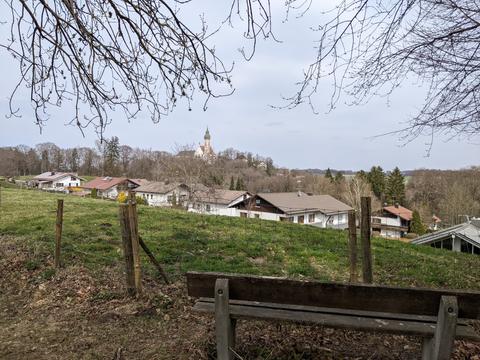Andechs Monastery from the nearby village